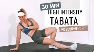 30 MIN TABATA CARDIO HIIT | No Equipment | Circuits