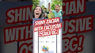 shiny Zacian with the Osaka background! s/o to the homies for the hype!✨ #pokemongo #pokemon