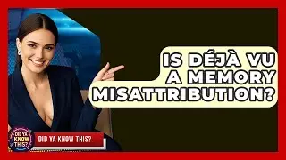 Is D&eacute;j&agrave; Vu A Memory Misattribution? - Did Ya Know This