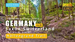 Hiking Trails - Germany, Saxon Switzerland National Park - H&ouml;llengrund Hike to Bastei Bridge
