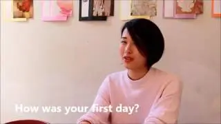 An exit interview with  Mana Nakazawa from Japan