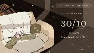 ☕️  30/10 Pomodoro Focus timer | Relax and rewind | Cozy corner ambience + Lofi vibes| Deep Focus 🎧📚