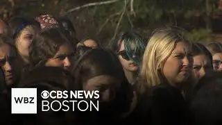 Whitman-Hanson students walk out to protest school staff layoffs before the holidays