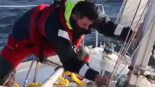Dehler 39 Sailing from Belgium to Denmark, 14 m/s