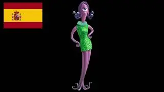 Monsters, Inc. Scream Arena - Celia Voice Clips (Spanish)