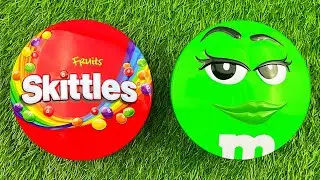 Skittles & M&M's Unboxing | The Ultimate ASMR Candy Experience with Rainbow Colors and Sweet Sounds
