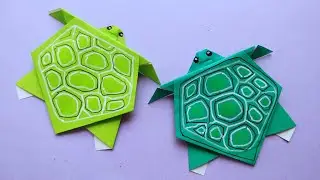 Origami Turtle | Easy Origami Sea animals| Paper Turtle Easy Craft DIY