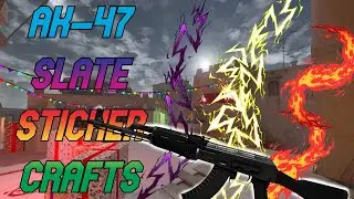 Best cheap ak-47 SLATE sticker crafts in CS2!