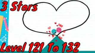 Playing Love Balls I Level 121 To 132 I Max Stars I Walkthrough Puzzle Game I 3 Stars I ios Gameplay