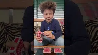 oops i turned my cards into WOOD! 🤭🌳#teddymagic #cardtricks