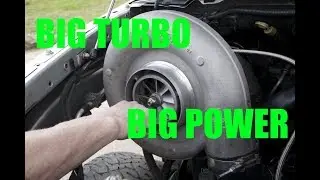 TDI Car attached to Big Turbo  ( Huge Turbo , Custom Exhaust , Intercooler ... )