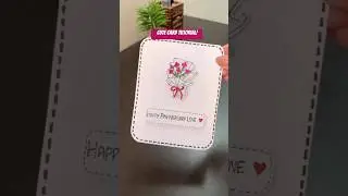 Cute card tutorial! #handmadecards #handmadegifts #cardtutorial #cards #diy #art #greetingcard