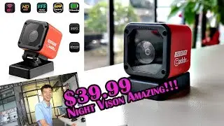 2019.7.18 Night vision Recording review & caddx fpv camera dolphin / Mini camera / Spy camera $39.99