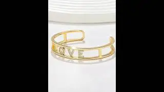 Adjustable LOVE Letter Gold Bracelet Review: Perfect Valentine's Couple Gift?