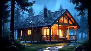 Fall Asleep Fast with Cozy Cabin Rain | Relaxing Night Sounds