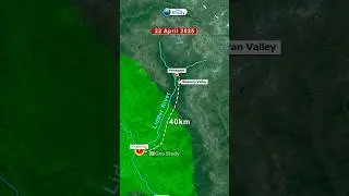 Pahalgam Terror Attack : 22 April 2025 | Location Through Map Animation #jammukashmir