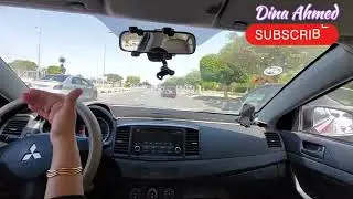 تعليم قيادة السيارات بقواعد الدفاعيه والقياده الامنه واهميتها @dinaahmeddriving