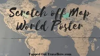 Scratch off Map World Poster review