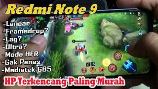 Redmi Note 9 Mobile Legends Ultra ? Mode HFR Unlock ? 60 Fps Xiaomi No Lag MLBB Mediatek G85