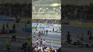 Great Mills High School Winning 55m Dash Run