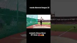 69.18m 🔥😱🚨 women's discus throw wanda diamond league 2025 #diamondleague #viral #olympics
