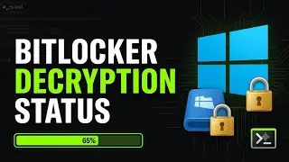 Check BitLocker's Decryption Percentage Status in Windows 10
