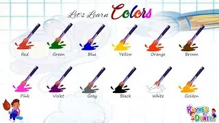 Color Names for Kids &ndash; Interactive Learning with Fun Animations! Best Educational Video for Kids