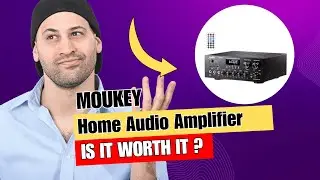 Moukey Home Audio Amplifier Stereo Receivers with Bluetooth 5.0, 400W 2.0 Channel Power Amplifier