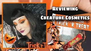 Reviewing Creature Cosmetics 🎃 Trick r treat