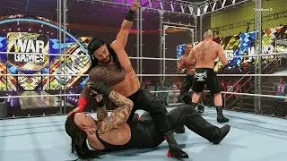 WarGames Match Roman Reigns Brock Lesnar & John Cena Vs End Of An Era Team