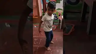 He is jumping Numbers.