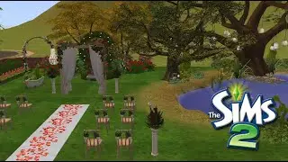 Cozy Wedding Garden 💍 Sims 2 Speed Build