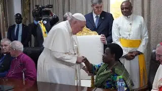 VP Jessica Alupo attends Mass with Pope Francis in South Sudan