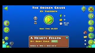 The Broken Grass by theosntn (Me) [ALL COINS] | Geometry Dash 2.207 | ID IN DESCRIPTION