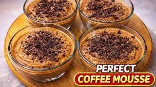No-Bake Coffee Mousse Dessert in 5 Minutes 😜 Recipe By Food Flourish
