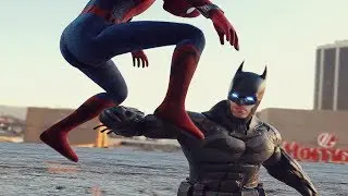 THANOS vs GOKU v COSMIC SPIDERMAN v BATMAN v SUPERMAN Fight Compilation
