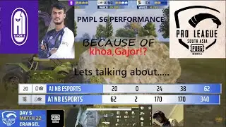 Talking about A1-ESPORTS  unexpected performance in PMPL S6 || GENIUS || Bangladesh Esports .