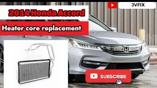 How to remove and fix heater core issue on a Honda Accord/Civic 2010-2019 (No warm air in vents)