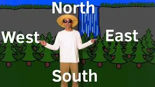 Север, Юг, Восток и Запад (вживую) &mdash; Rockin' English Lessons (Песня о направлениях)