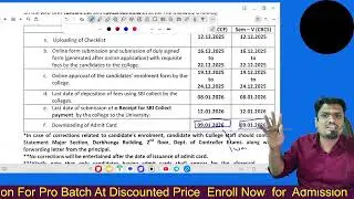 Activity Exam Schedule - Sem-5 Ccf /CBCS| Worst University #universityofcalcutta 😡