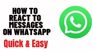 how to react to messages on whatsapp,whatsapp reactions update