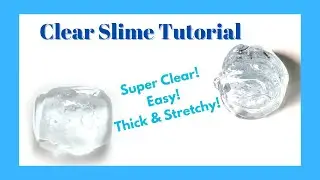 Super Thick and Stretchy Clear Slime Base Recipe | Secret Leaked? 😱