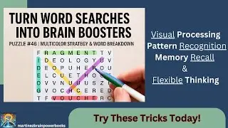 Make Word Searches Fun & Smart | Boost Brain Power with Puzzle #46