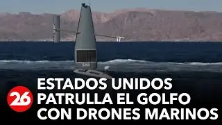 Estados Unidos patrulla el golfo con drones marinos
