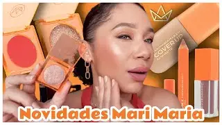 Iluminador Dive Glow - Blush Sunny Cheeks- Batom e Lapis Lip Mix Mari Maria Makeup