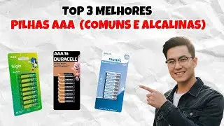 QUAL A MELHOR PILHA AAA de 2025? - Top 3 Melhores Pilhas AAA em 2025 (Comuns e Alcalinas)