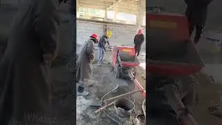 pumpcrete machine #concrete #machine #ironworkdesign #concretefloors #construction #concretelifting