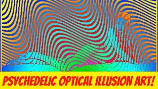Psychedelic Art Prints by LARRY CARLSON #psychedelic #psyart #psychedelicart #opticalIllusionart