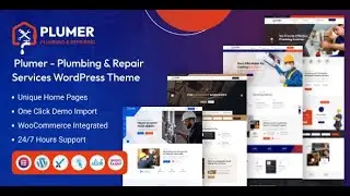 How to install and Customizing Plumer - Plumbing & Repair Services WordPress Theme