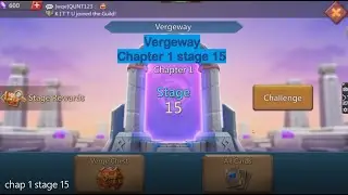Lords mobile Vergeway chapter 1 stage 15